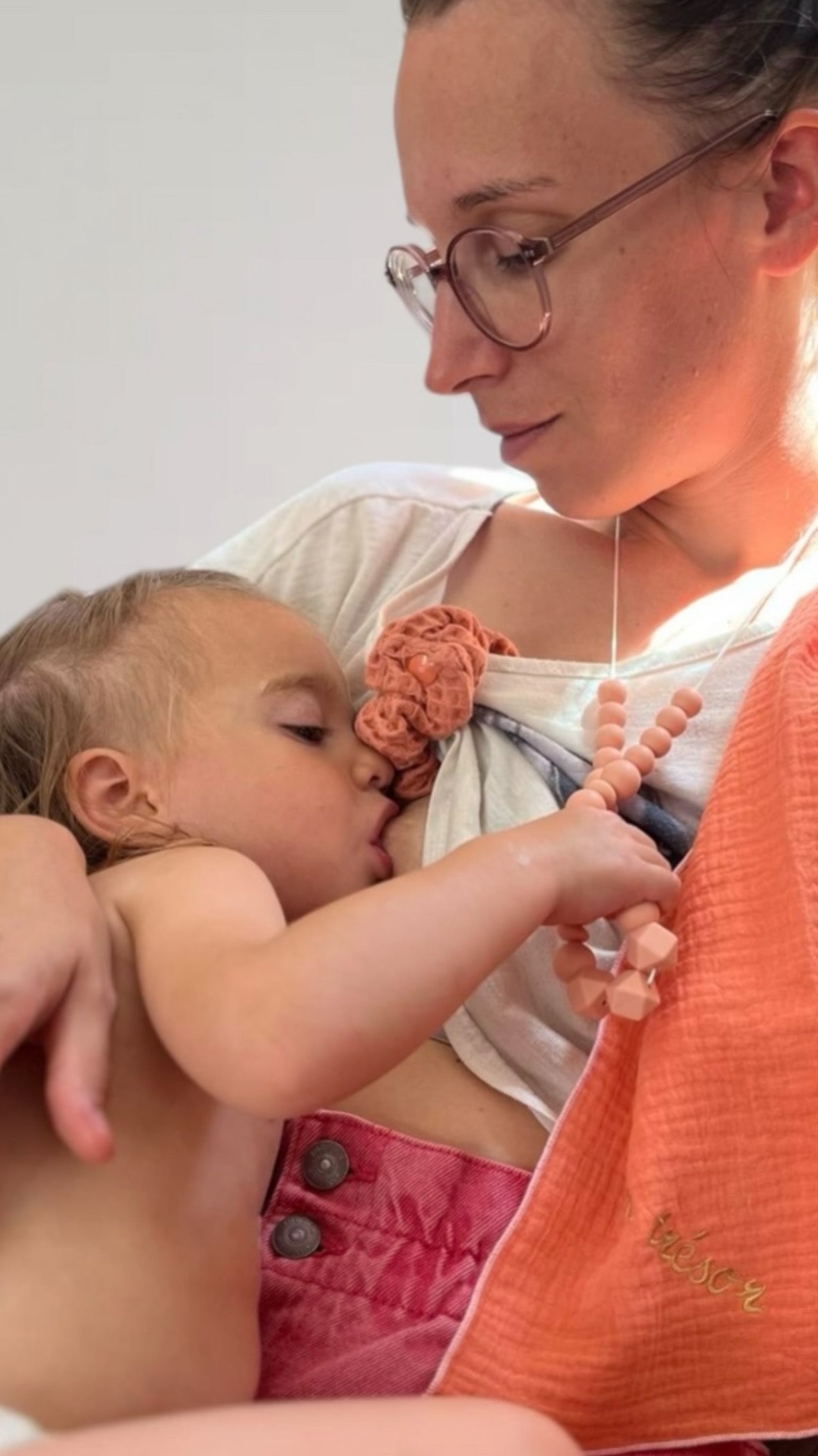 Duo allaitement – Collier & Chouchou faits main
