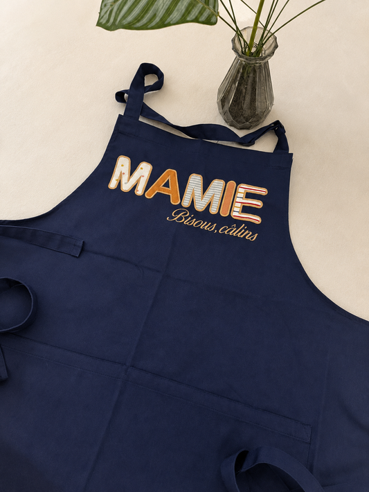🌿 Tablier souvenir personnalisé