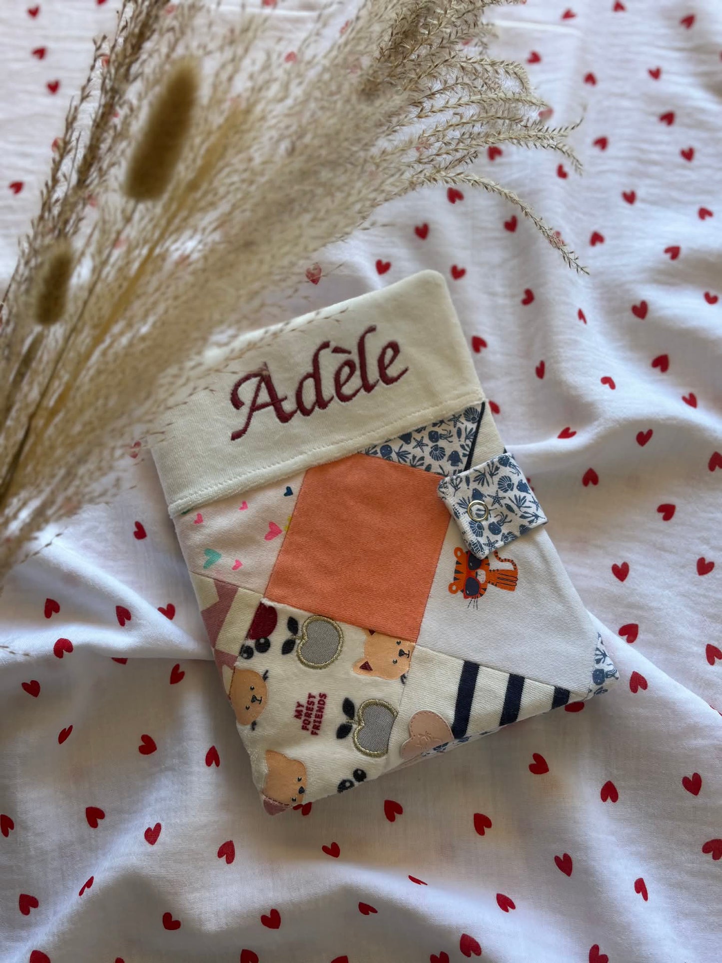Protège carnet de santé souvenir – Patchwork de tendresse