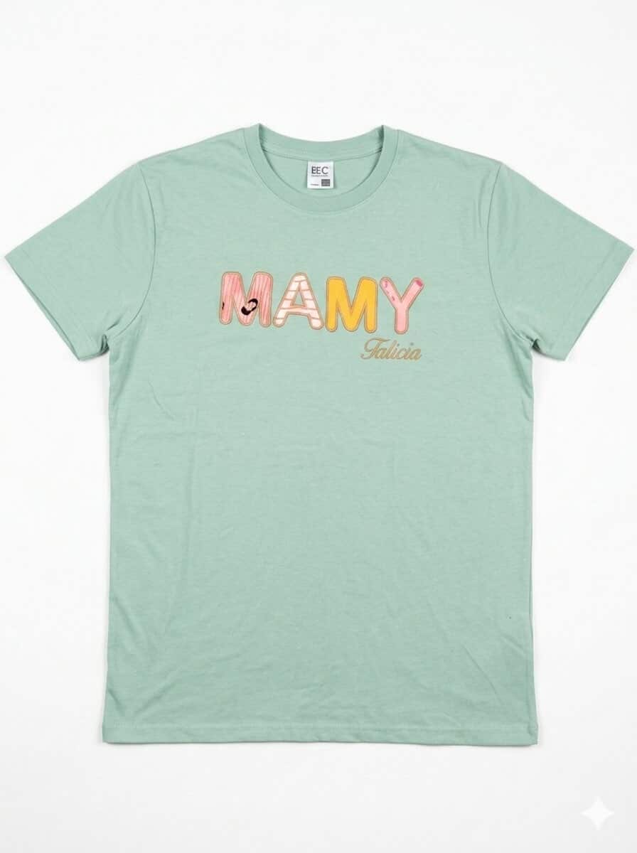 💕 T-shirt souvenir personnalisé – créé à partir des vêtements de votre enfant
