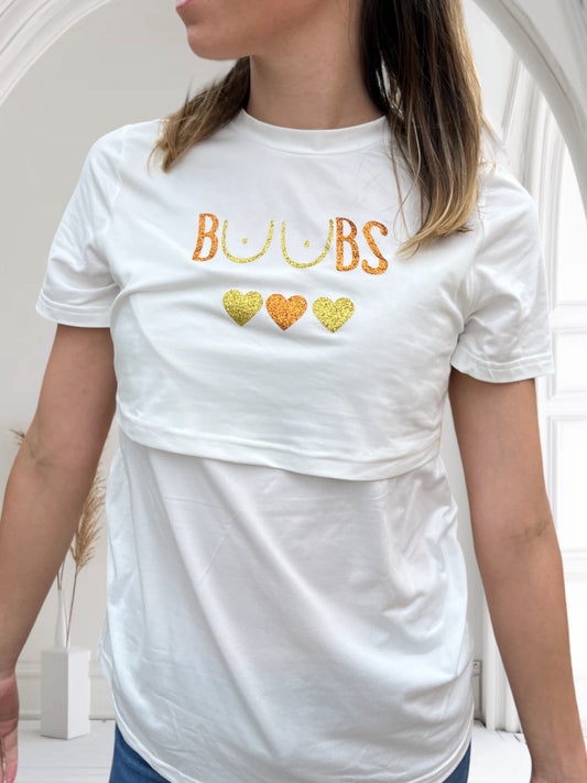 T-shirt d'allaitement "Boob's"